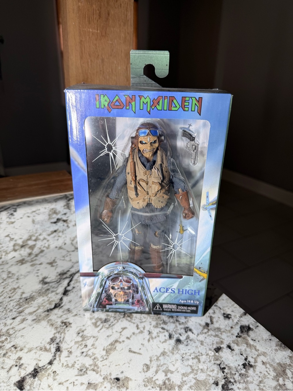 NECA Iron Maiden "Aces High" Eddie 8-Inch Clothed Action Figure